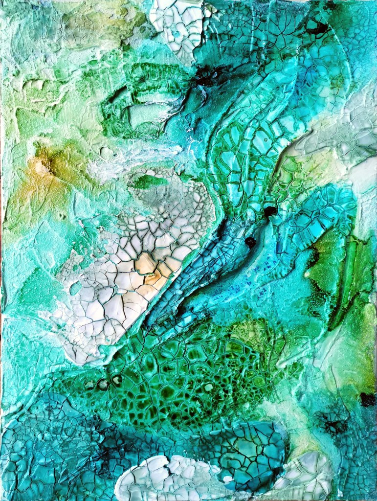 Contemporary art. abstract and expressiv. Minimal and clear artwork. cracked up canvas in land-colors with cracked up parts. Maximo Simon Walther 